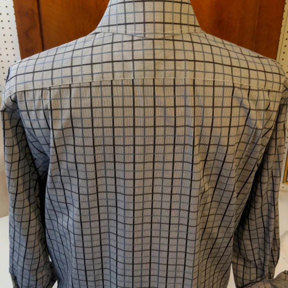 English Laundry Plaid Button Down L/XL - Picture 5 of 8